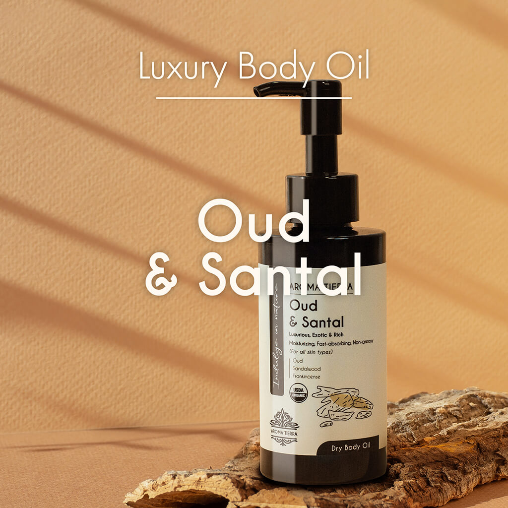 Oud & bergamot dry best sale body oil