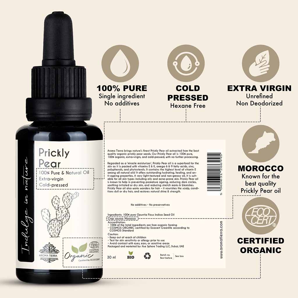 Salvia Prickly Pear Seed (Opuntia Ficus-Indica) Essential Oil 100% Pure,  Undiluted and Organic - Natural, Premium Aromatherapy Oil - Therapeutic  Grade